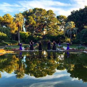 a event Violinists by the pond