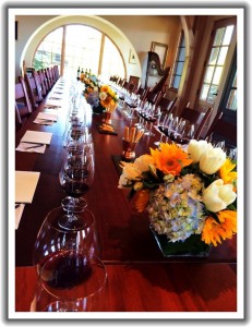 meeting Long table setting